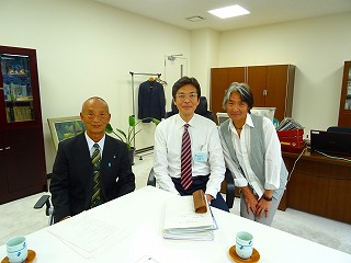 「齊藤栄熱海市長本音トーク」の収録する写真