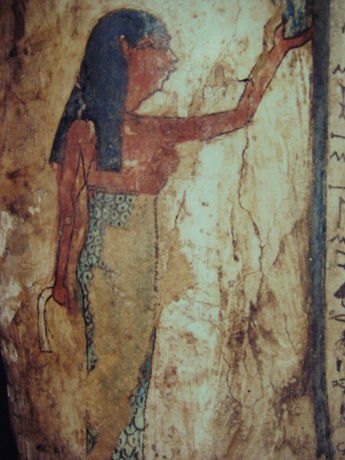 写真：エジプト　ミイラ木棺上蓋