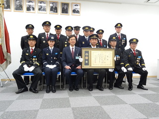 写真　消防庁長官表彰及び第69回日本消防協会定例表彰 伝達式