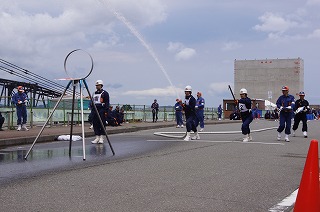 写真：平成23年度田方支部消防操法大会
