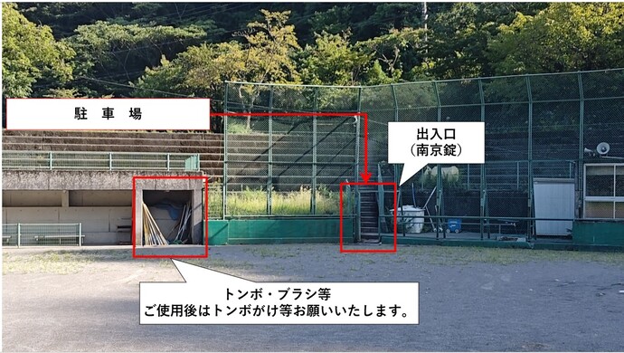グラウンド位置図