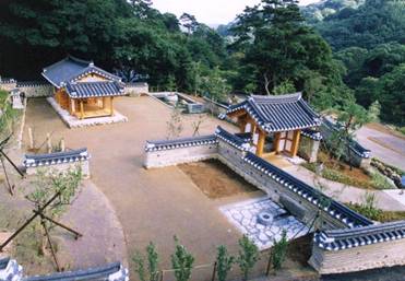 写真：庭園遠景