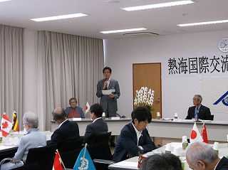 写真：熱海国際交流協会総会の様子