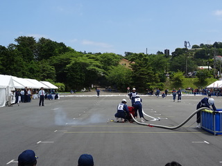写真　静岡県消防協会田方支部消防操法大会