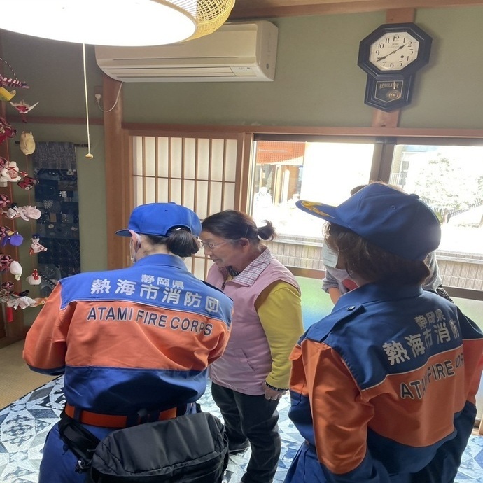 高齢者防火訪問