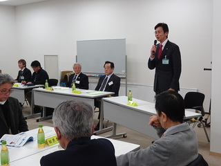 写真　町内会長連合会1月定例会　市長挨拶