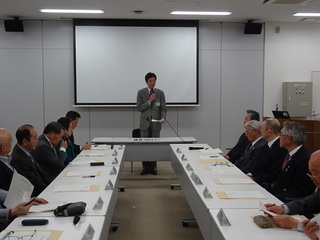 写真　市民安全連絡会議　市長挨拶