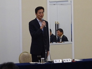 写真　静岡県市長会9月定例市長会議　会長挨拶