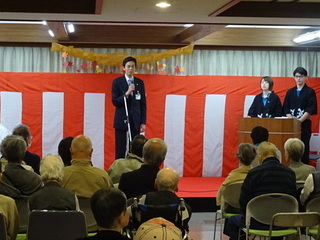 写真　伊豆海の郷秋祭り　市長挨拶