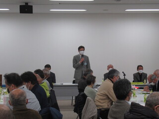 写真　熱海市町内会長連合会1月定例会市長挨拶