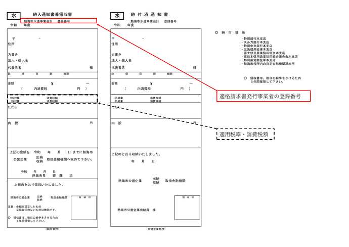 納付書（手数料）