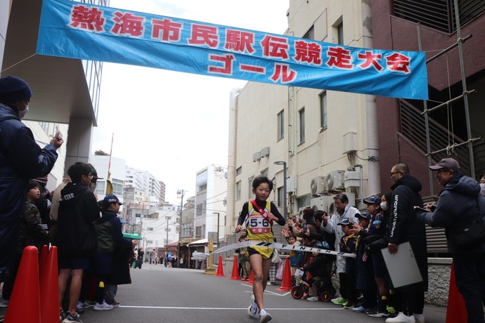 第22回熱海市民駅伝競走大会ゴール中部A