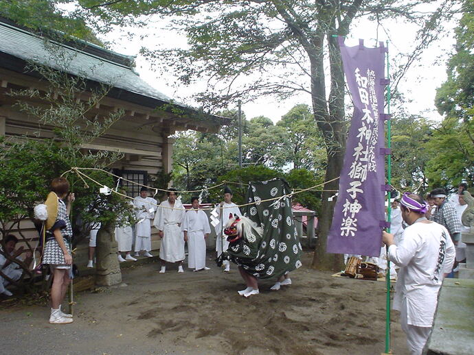 和田木神社獅子神楽の画像