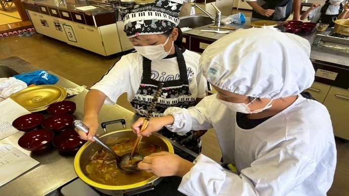 調理体験の様子