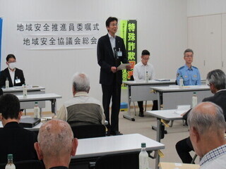 市長挨拶の様子
