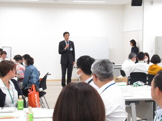 市長挨拶の様子