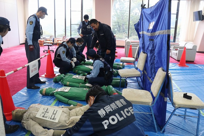 応援隊（熱海警察署）の活動