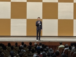 市長あいさつの様子