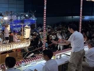 こがし祭り観覧の様子