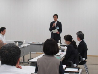 市長挨拶の様子