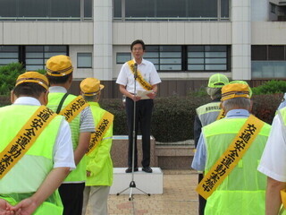 市長挨拶の様子