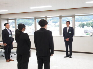 辞令交付式の様子