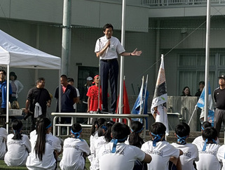 市長挨拶の様子