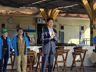 市長挨拶の様子