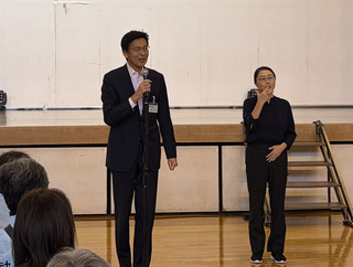 市長挨拶の様子