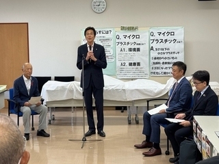 市長挨拶の様子