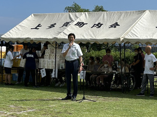 市長挨拶の様子