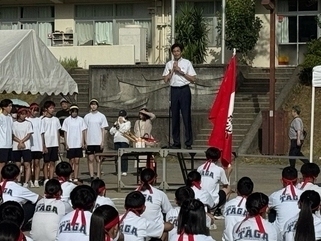 市長挨拶の様子