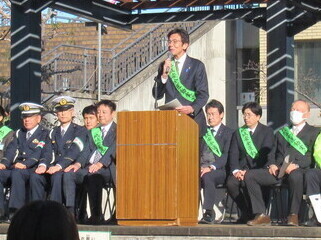市長挨拶の様子