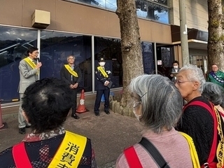 市長挨拶の様子