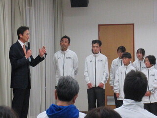 市長挨拶の様子