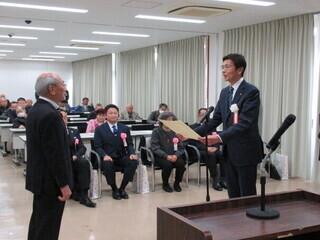 表彰の様子