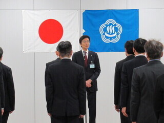 市長挨拶の様子
