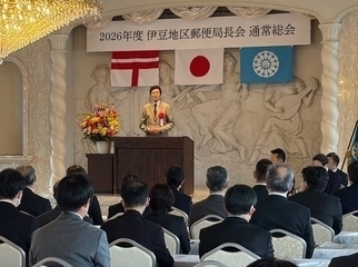 市長挨拶の様子