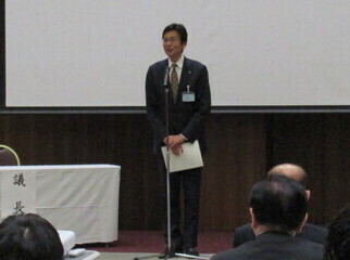市長挨拶の様子