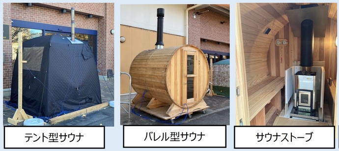 サウナ設備の例