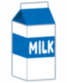 牛乳パックの画像
