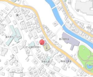 泉支所土のうステーション設置箇所の位置図