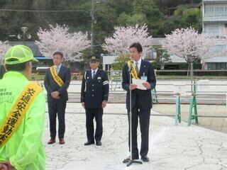 市長挨拶の様子