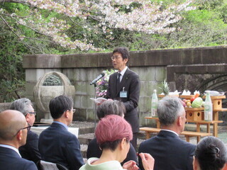 市長あいさつの様子