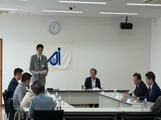 市長挨拶の様子