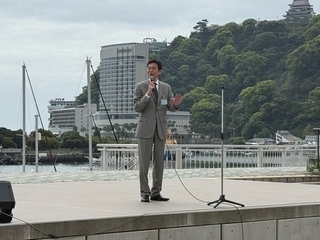 挨拶の様子