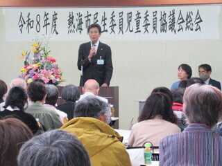 市長の挨拶の様子