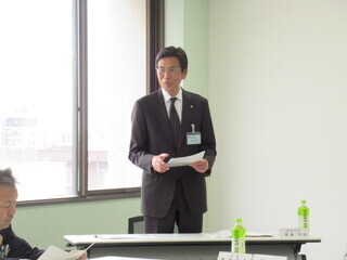 市長の挨拶の様子