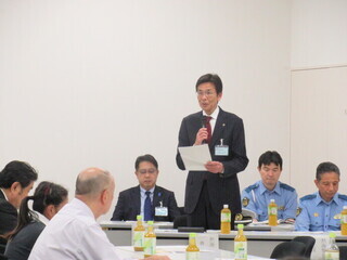市長挨拶の様子