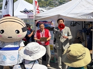 市長挨拶の様子